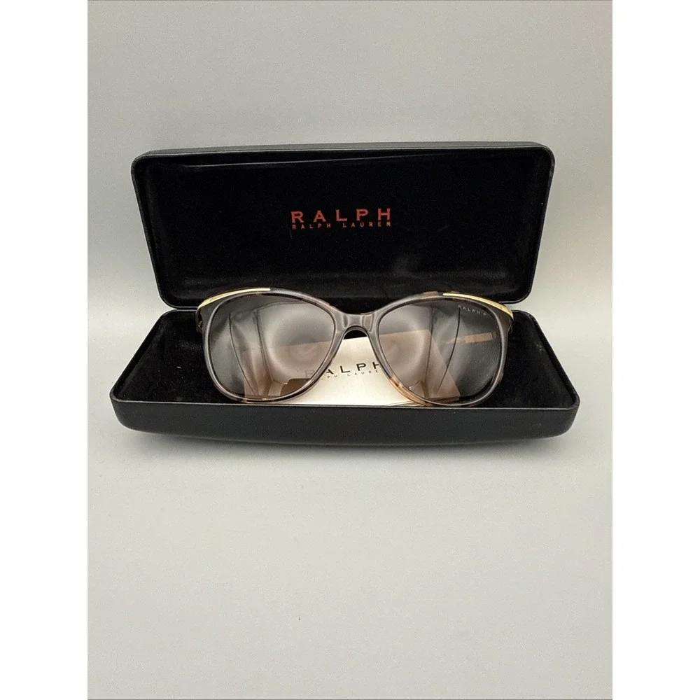 RALPH LAUREN RA5203 1463 BROWN TORTOISE/GOLD AUTHENTIC SUNGLASSES 54-16 & CASE